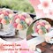 36 Pcs Pastel Artificial Chrysanthemum Flowers Faux Flower Ball Bouquet Silk Fake Marigold Mum for Easter St Patricks Day Spring Wedding Decor Floral Arrangement Table Centerpiece